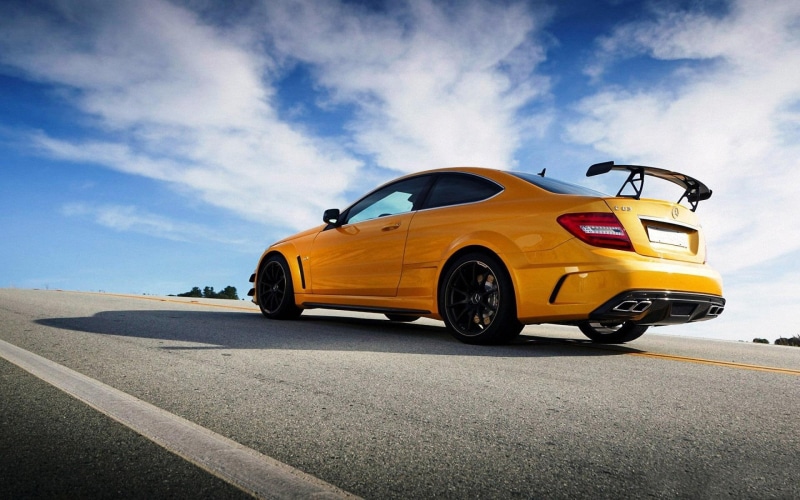 benz, sls, mercedes-benz, mercedes, series, amg, black, mercedes-benz c63, 1920x1200, cars, c, 1080P, yellow