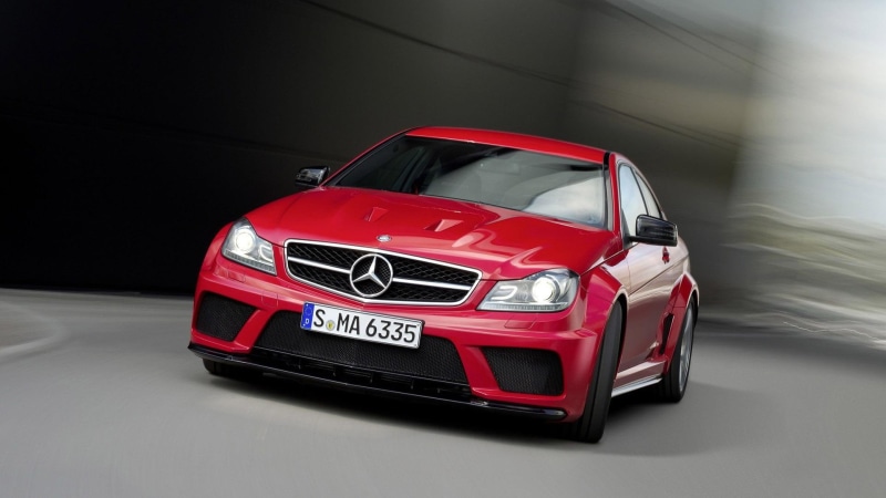 red, mercedes-benz, 1080P, black, amg, series, benz, c, 1920x1080, mercedes-benz c63, cars, mercedes, car