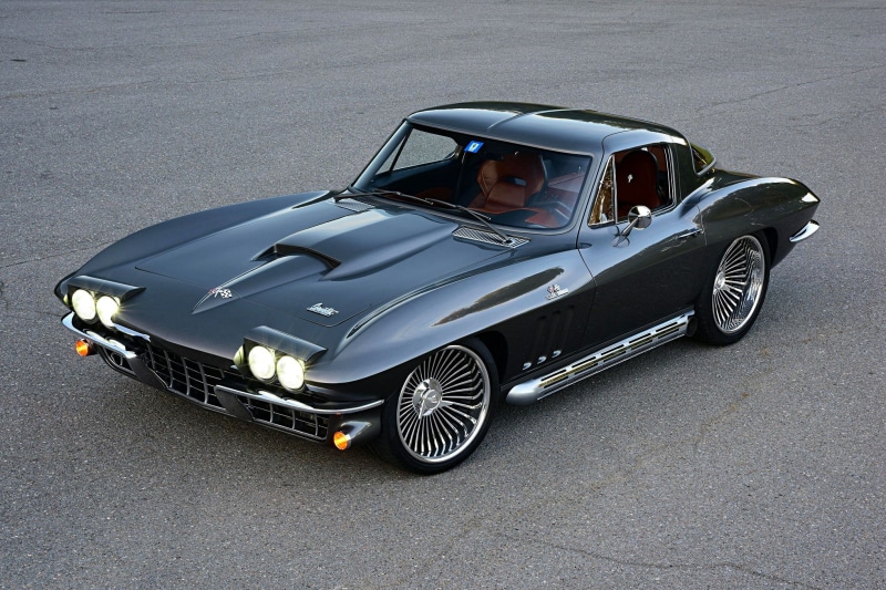 rod, custom, auto, car, chevrolet, corvette, vehicle, hot, 1080P, 1966, streetrod, automobile, hotrod