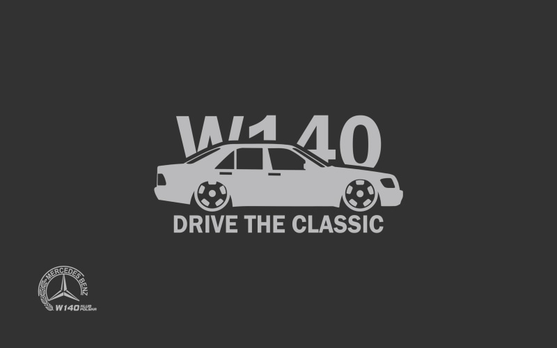 car, vehicle, Mercedes-Benz S-Class, 2K, simple, artwork, W140, simple background, Mercedes-Benz, monochrome