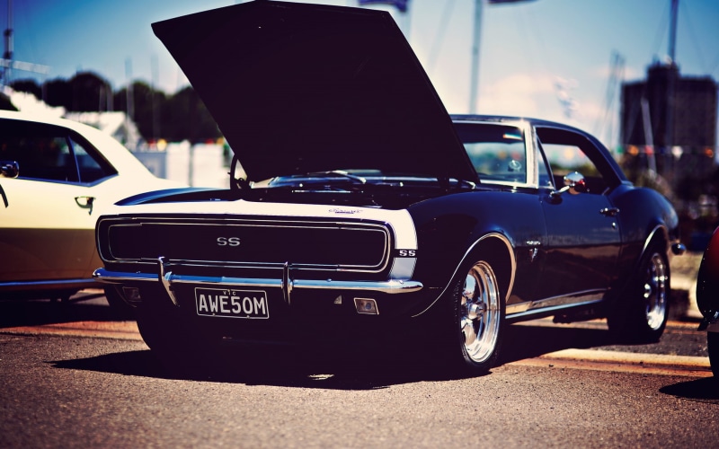 1080P, cars, 1969, black, ss, camaro, coupe, chevrolet