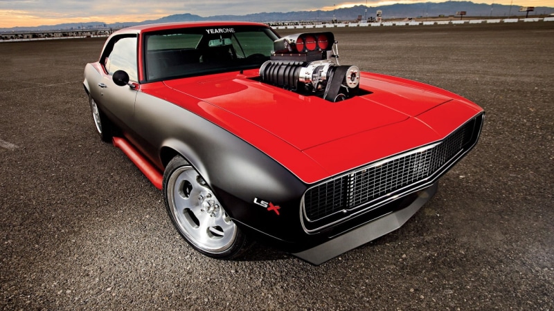 classic, car, chevrolet, hd, lsx, supercharger, camaro, 1080P, cars