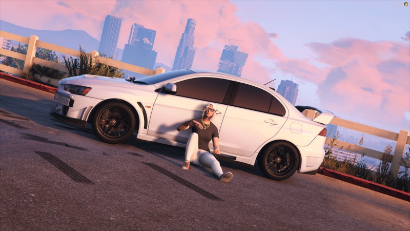 Grand Theft Auto V, 2K, FiveM, Mitsubishi Lancer Evo X, Mitsubishi Evolution