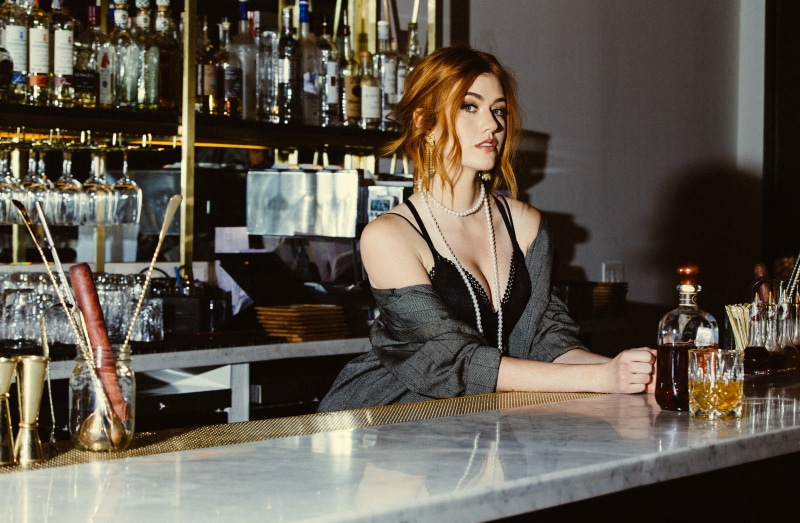 drinking, portrait, one person, drink, women, bar counter, hd, business, indoors, beautiful people, bar - drink establishment, celebrities, girls, alcohol