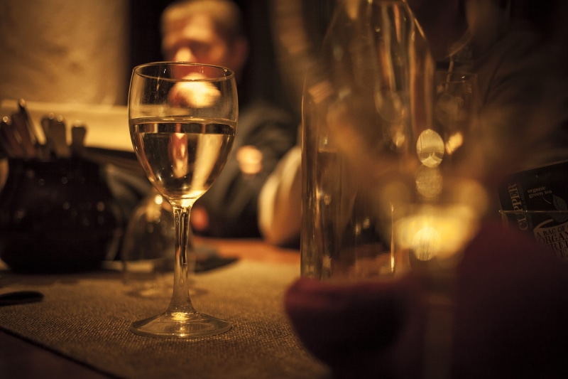 focus on foreground, glass - material, table, selective focus, food and drink, cup, household equipment, wine, wineglass, luxury, dinner, close-up, bar - drink establishment