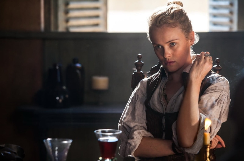 actress, glass, one person, casual clothing, drink, holding, refreshment, alcohol, contemplation, looking, drinking, blonde, food and drink, young adult