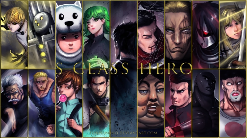 Anime, Genos (One-Punch Man), Zombieman (One-Punch Man), Bad (One-Punch Man), Blast (One-Punch Man), Metal Knight (One-Punch Man), Tatsumaki (One-Punch Man)