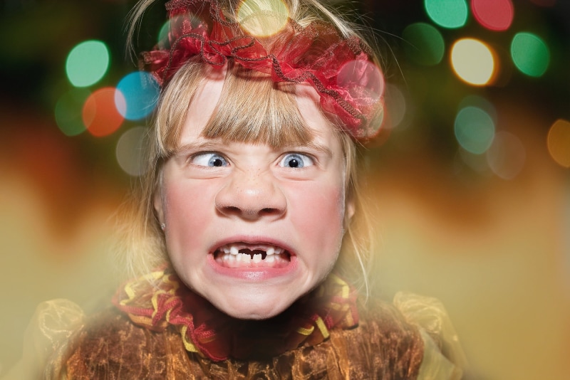 bokeh, close, front view, girl, cute, people, body part, christmas, looking at camera, close-up, mouth open, hair, selective, happiness, gap, fun, outdoors