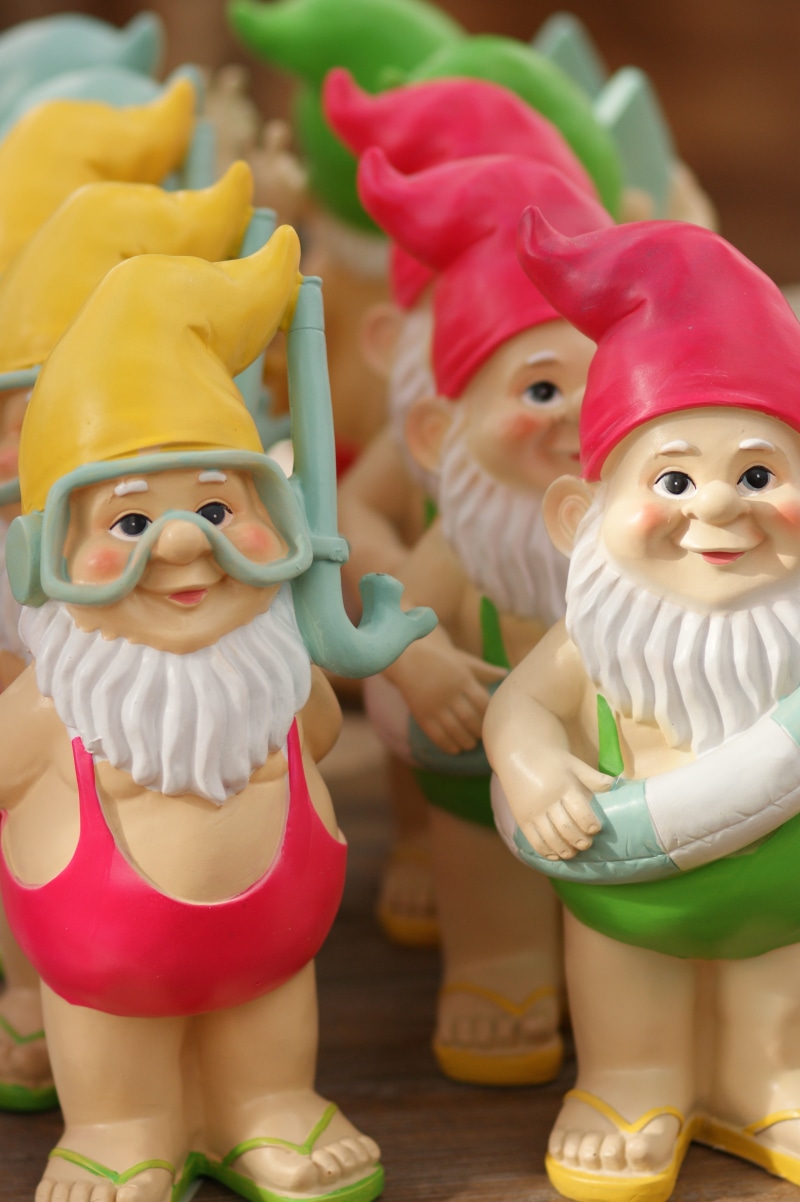 dwarf, cap, doll, cute, crazy, still life, swimming ring, colorful, oblique, creativity, green, flashy, human representation, close-up, representation