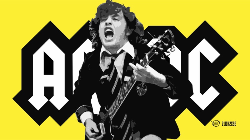 guidance, Band (Music), business, direction, Angus Young, gesturing, mammal, studio shot, Heavy Metal, people, technology, Guitarist, Music, 1080P, road sign