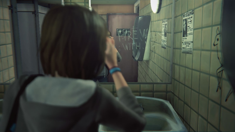 hair, real people, adult, lifestyles, holding, casual clothing, Life Is Strange, architecture, headshot, 720P, portrait, Max Caulfield, rear view, hairstyle