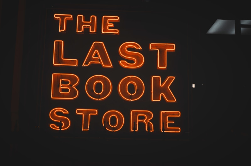 book, illuminated, neon, black background, neon colored, Book Store, Last Book, nightlife, information, neon sign, dark, advertisement, close-up, communication