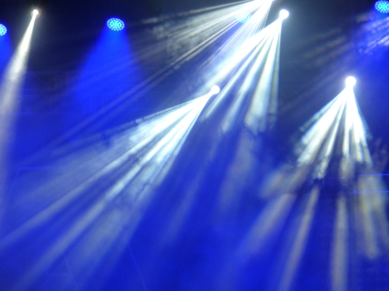 stage - Performance Space, music festival, reflection, performing Arts Event, illuminated, spotlight, abstract, 4K, lighted, event, theatrical performance