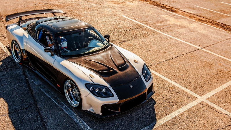 1080P, Veilside, Mazda RX-7, car
