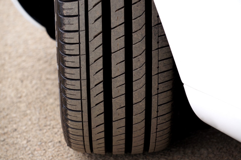 extreme close-up, tyre, automobile, goodyear, tire, no people, vehicle, 4K, outdoors, close-up, single object, pirelli tyres, rubber, black color, mode of transportation