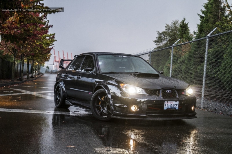 performance, wheel, ontario - Canada, traffic, bMW, illuminated, outdoors, road, torrential rain, subaru, speed, sports Race, black, looking At View, reflection