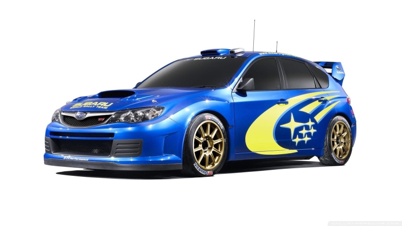 studio shot, transportation, wheel, car, shiny, copy space, sport, motorsport, sports, land vehicle, subaru, rally cars, luxury, no people, mode of transportation