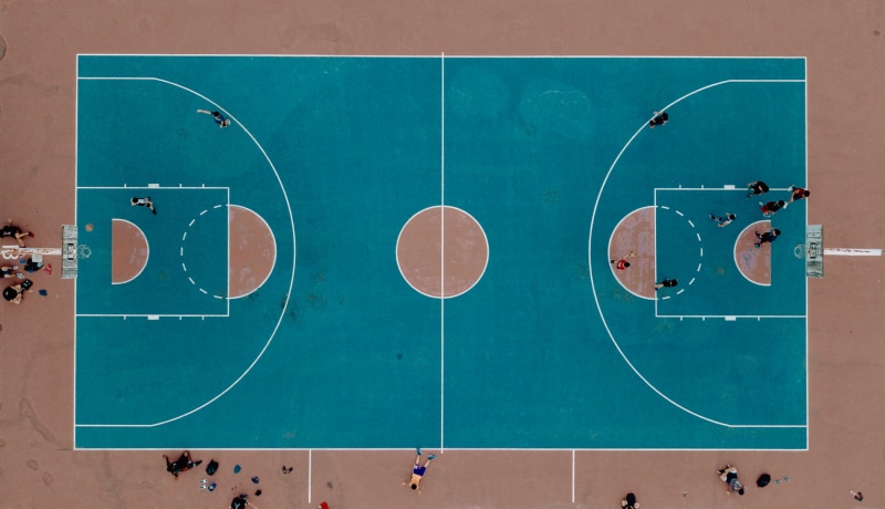 sport, soccer, aerial, topdown, basketball, e, aerial view, s, sign, flatlay, basketball court, local court, dji mavic pro, play, tennis, 2K
