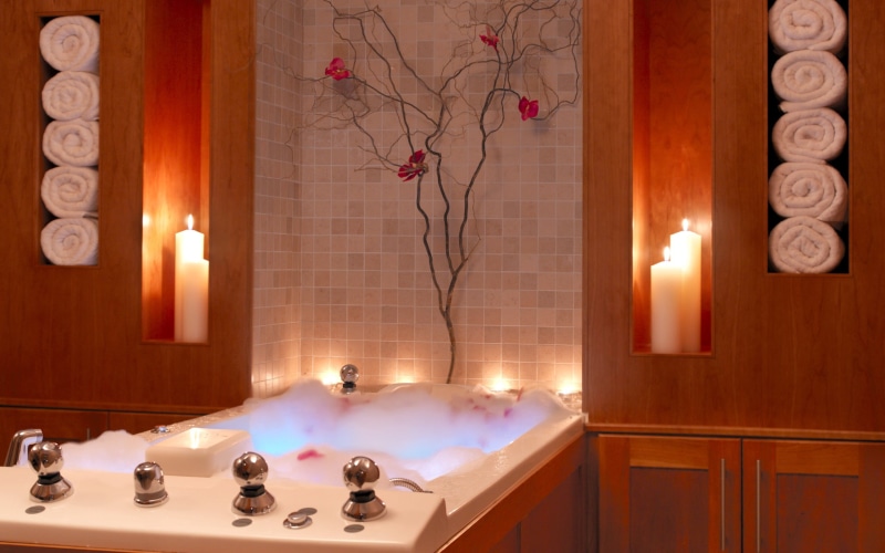bath, flame, decoration, home, home Interior, warmth, lifestyles, wood - Material, mirror, foam, no People, light, heat - temperature, absence, table, window