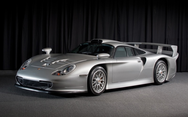silver, sports, 911, car, hd, porsche, gt1, gt, 1080P, race, cars