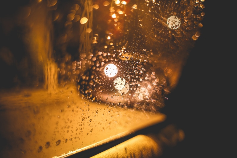 motor vehicle, raindrop, car interior, water, raindrops, Street, abstract, human body part, backgrounds, close-up, 5K, rain, wet, real people, nature