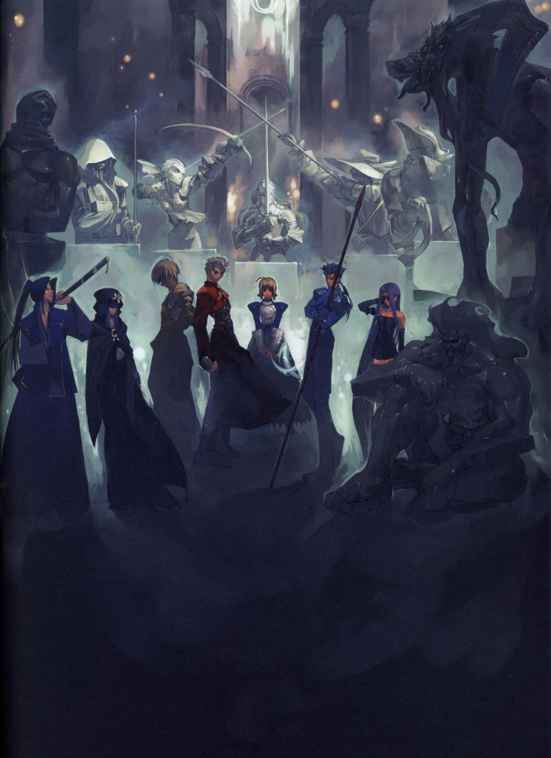 artwork, stay, gilgamesh, night, fate, saber, 2K, lancer, rider, art, hd, Fate/stay Night, berserker, fatestay, archer, anime