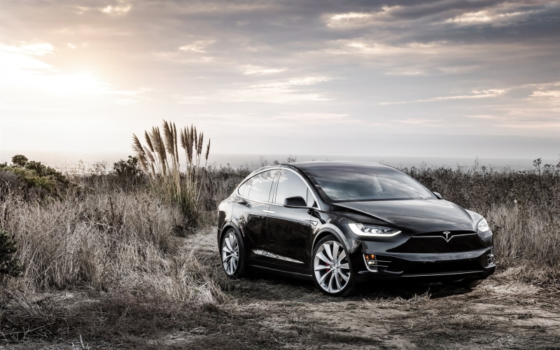 2K, Electric, Black, Tesla, X, Model, Car