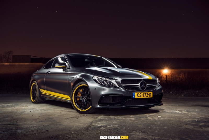 wealth, sky, speed, motor vehicle, people, 1080P, wheel, road, yellow, land vehicle, transportation, silver colored, sports car, headlight, driving, night