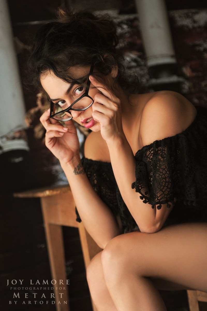 Joy Lamore, Dani Fehr, model, women with glasses, women, MetArt Magazine, 720P