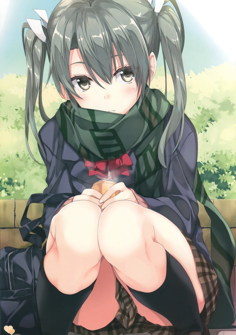 long hair, lifestyles, sport, adventure, real people, portrait, Kantai Collection, anime girls, crash helmet, one person, skirt, helmet, protection, looking at camera