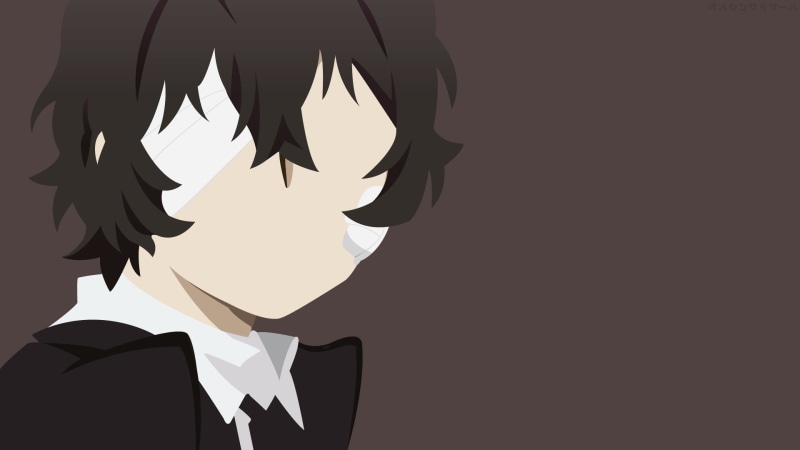 art and craft, animal representation, indoors, anime boys, no people, Dazai Osamu, nature, plant part, craft, silhouette, leaf, Bungou Stray Dogs, 1080P