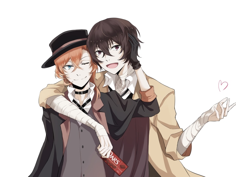 Anime, Osamu Dazai, Chuuya Nakahara, 4K, Bungou Stray Dogs