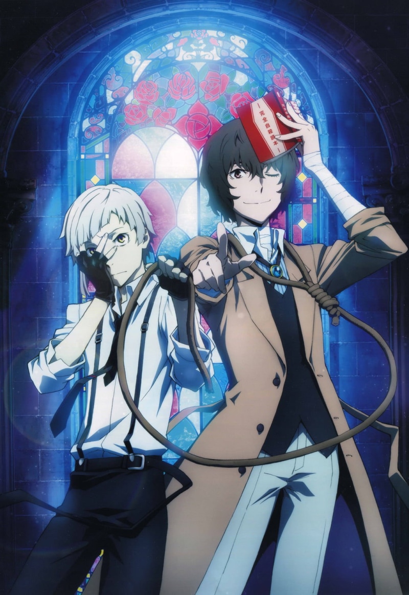 Dazai Osamu, Nakajima Atsushi, anime, Bungou Stray Dogs, 720P, anime man