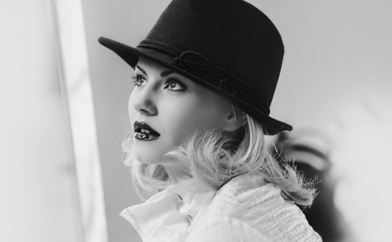 beauty, hairstyle, indoors, beautiful woman, woman, portrait, black and white, elisha, Black, headshot, clothing, looking away, photo, wearing, cuthbert