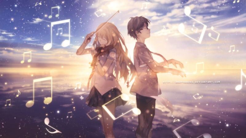 your lie in april, 1080P
