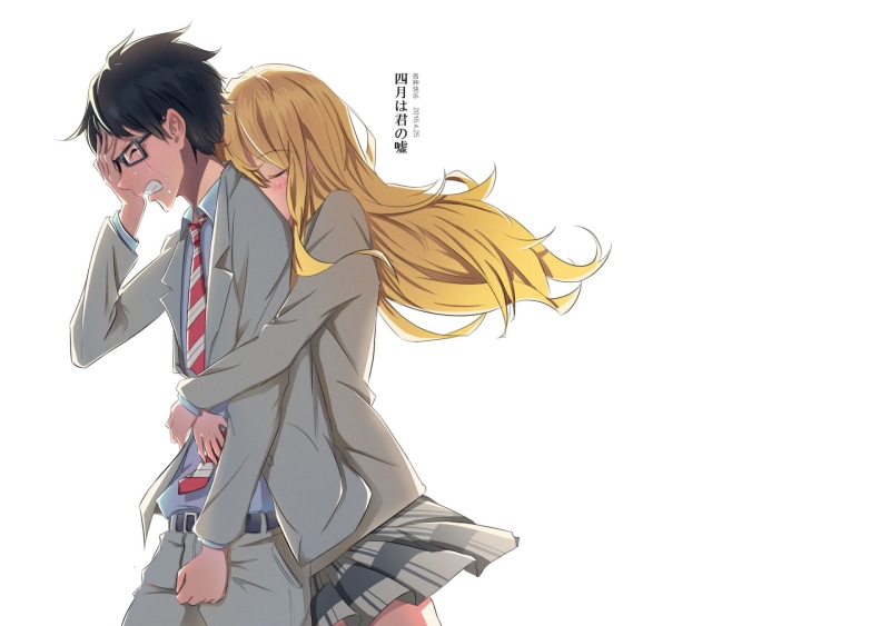 Anime, Your Lie in April, Kousei Arima, Kaori Miyazono, 1080P