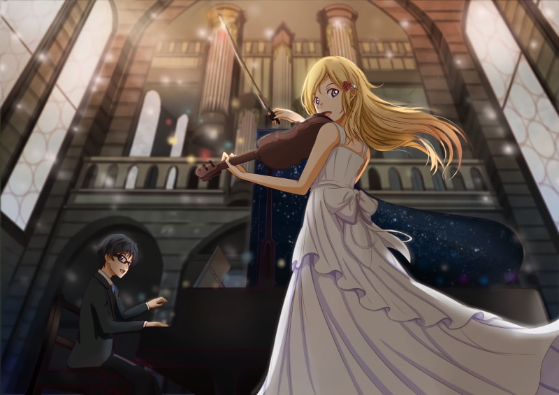 Anime, Kousei Arima, 1080P, Your Lie in April, Kaori Miyazono