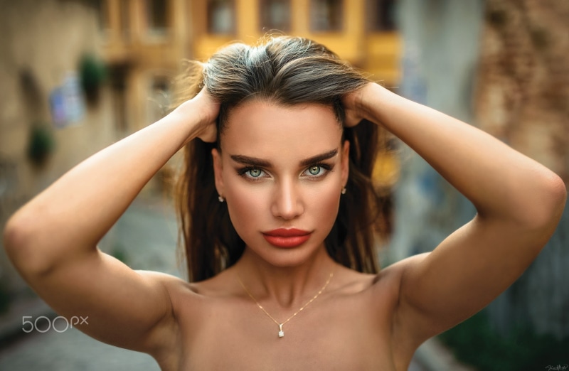 women, 1080P, necklace, armpits