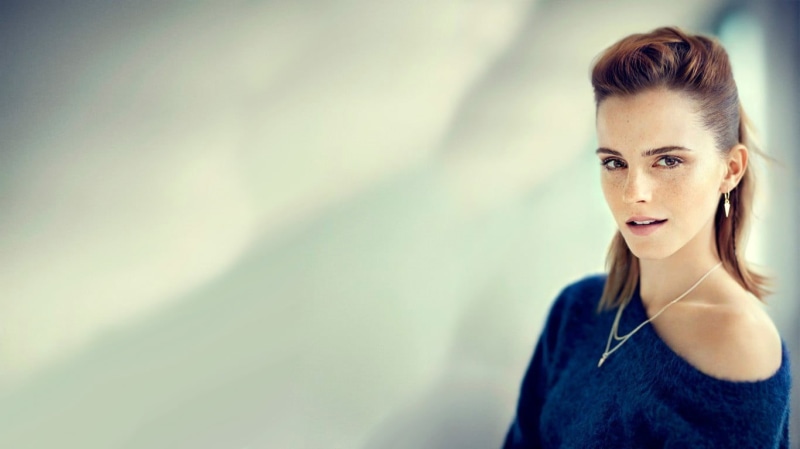 one person, front view, looking at camera, adult, looking at viewer, celebrity, standing, hair, emma, watson, 720P, contemplation, beauty, beautiful woman