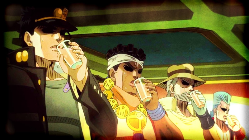 Jotaro Kujo, 1080P, Jojos Bizarre Adventure, Joseph Joestar, Muhammad Avdol, Jean Pierre Polnareff, Anime