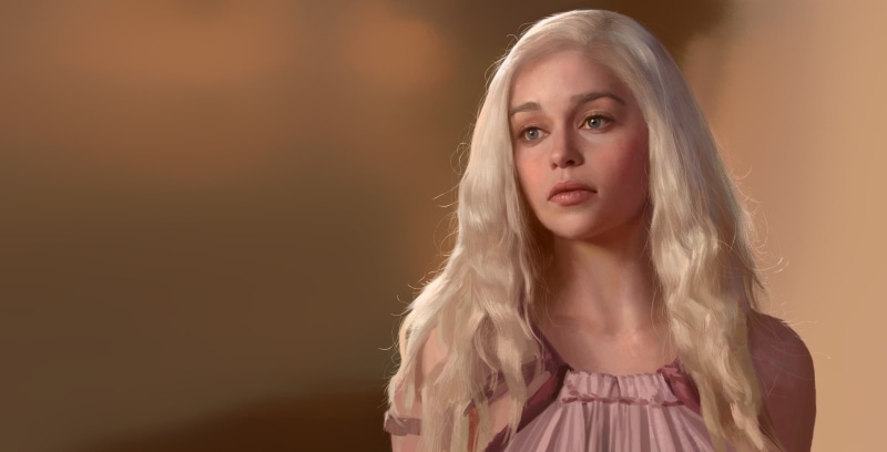 Mother of Dragons, SP, 1080P, game of thrones, art, Junxiao Fang, Khaleesi, Daenerys Targaryen