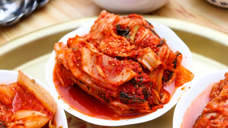 dinner, food, meat, wellbeing, indoors, meal, close-up, snack, freshness, 5K, food and drink, spicy kimchi, italian food, korea, selective focus, side dish