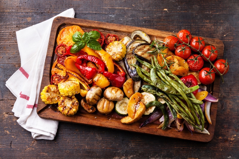 tomatoes, eggplant, Pepper, 4K, food