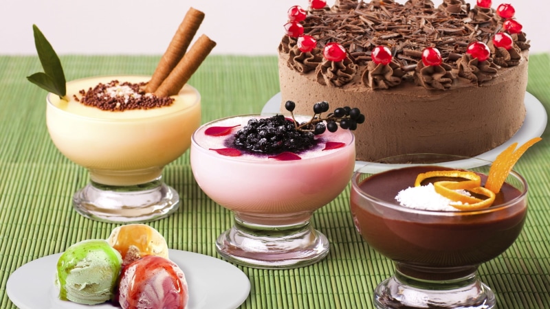 dessert, no people, 2K, garnish, refreshment, temptation, cake, dairy product, sweet food, drinking glass, chocolate, healthy eating, yogurt, food and drink