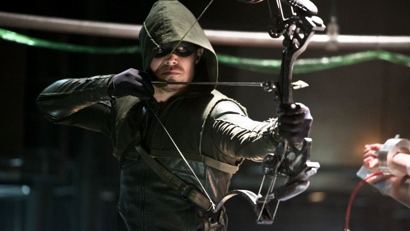 skill, clothing, tv shows, 2K, standing, front view, portrait, one person, holding, arrow, aggression, protection, adult, young men, young adult, waist up