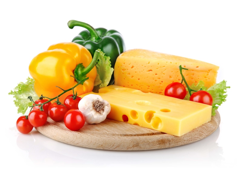 tomato, peppers, salad, indoors, organic, cheeses, white Background, studio shot, variation, ingredient, bell pepper, meal, food, cheese, vegetable, nature