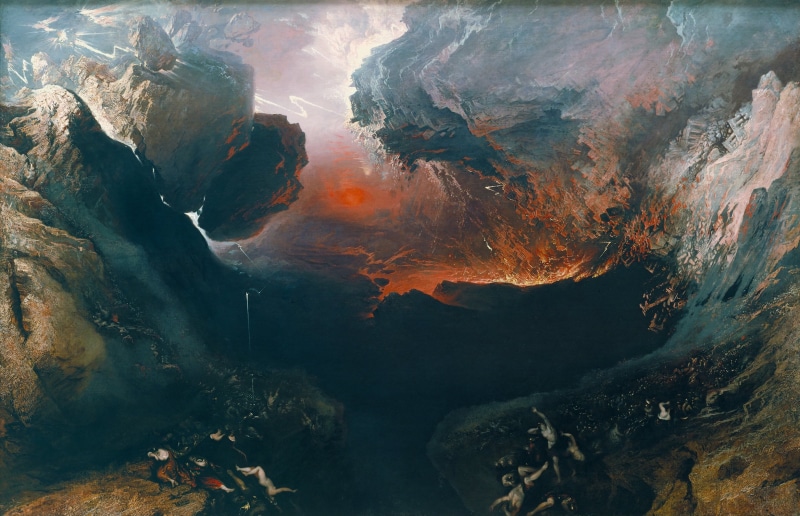 outdoors, physical geography, nature, solid, rock formation, mountain, heat - temperature, classic art, beauty in nature, volcano, power in nature, environment