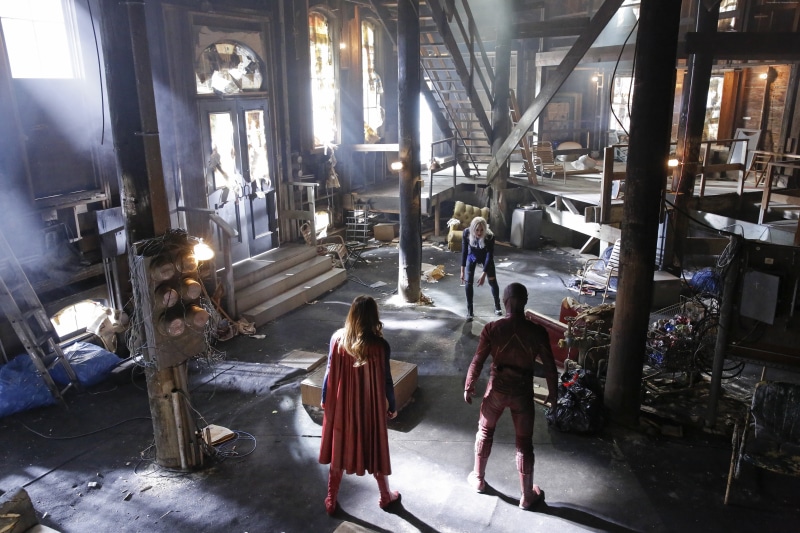 Crossover, Best TV Series, Grant Gustin, The Flash, Supergirl, 5K, Melissa Benoist