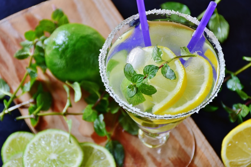spring, lemon, citrus fruit, herb, no people, cocktail, food and drink, clear, alcohol, freshness, slice, of course, food, glass, mint, anti alcohol, leaf