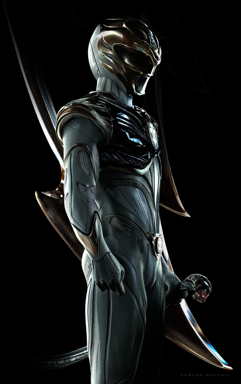 craft, representation, male likeness, single object, digital, Mighty Morphin Power Rangers, security, ranger, black color, gray, 1080P, sculpture